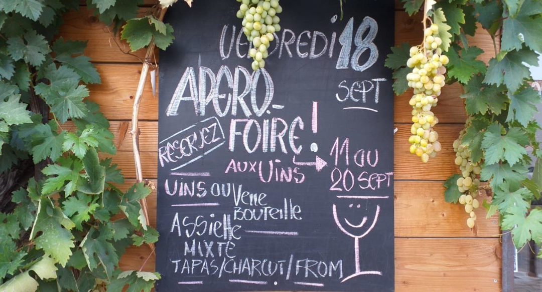 Apéro/tonneaux vendredi 18 septembre 2020
