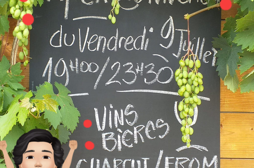 Apéro-tonneaux vendredi 9 juillet au Grappillon